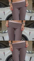 Slimming leggings with underwire 3286 - CHOCO